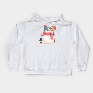 Snowman: Snow Place Like Home Kids Hoodie